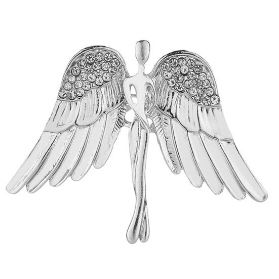 Брошь Позолоченная Симпатичная Изысканная серебряный